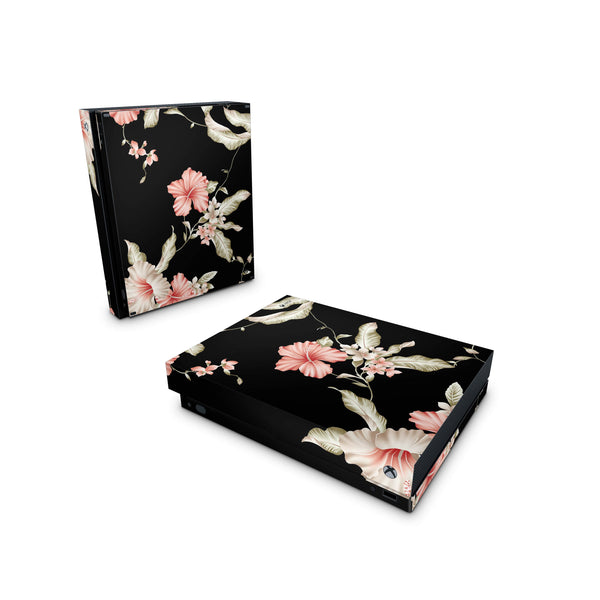 Xbox One Skin Decals - Hibiscus - Wrap Vinyl Sticker - ZoomHitskins