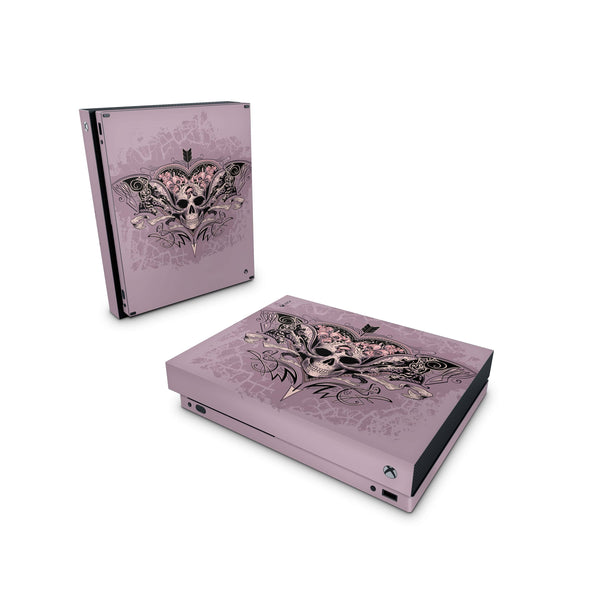 Xbox One Skin Decals - Cranium Lilac - Wrap Vinyl Sticker - ZoomHitskins