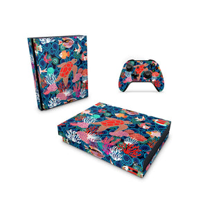 Xbox One Skin Decals - Aquarium - Wrap Vinyl Sticker - ZoomHitskins