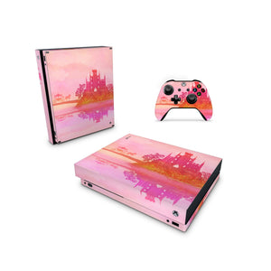 Xbox One Skin Decals - Pink Castle - Wrap Vinyl Sticker - ZoomHitskins