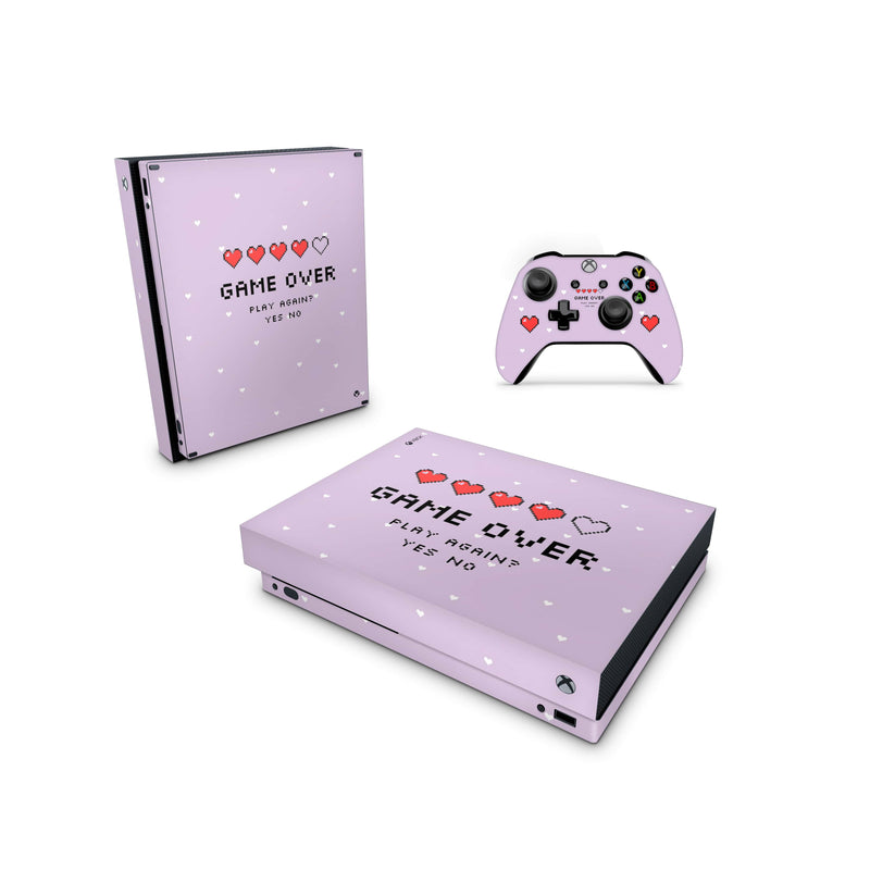 Xbox One Skin Decals - Game Over - Wrap Vinyl Sticker - ZoomHitskins