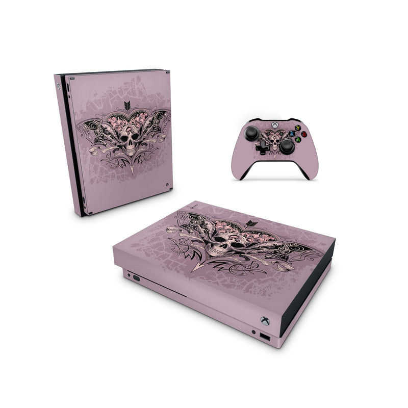 Xbox One Skin Decals - Cranium Lilac - Wrap Vinyl Sticker - ZoomHitskins