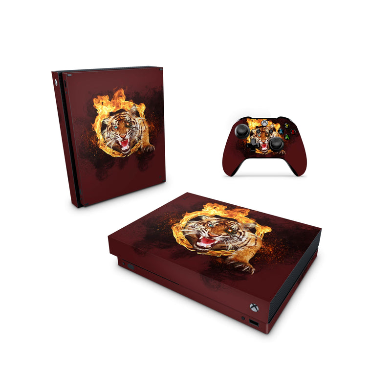 Xbox One Skin Decals - Tiger - Wrap Vinyl Sticker - ZoomHitskins