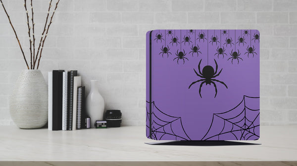 PS4 Skin Decals - Scary Spider - Full Wrap Vinyl Sticker