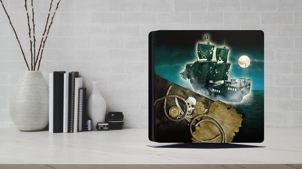 PS4 Skin Decals - Pirate - Full Wrap Vinyl Sticker