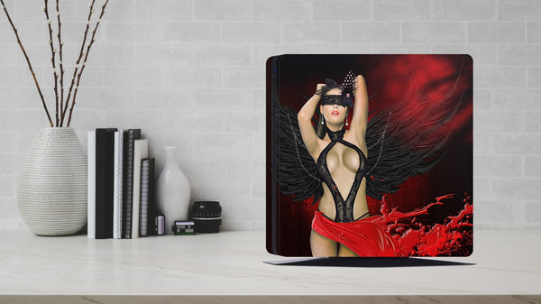 PS4 Skin Decals - Sexy Girl - Full Wrap Vinyl Sticker