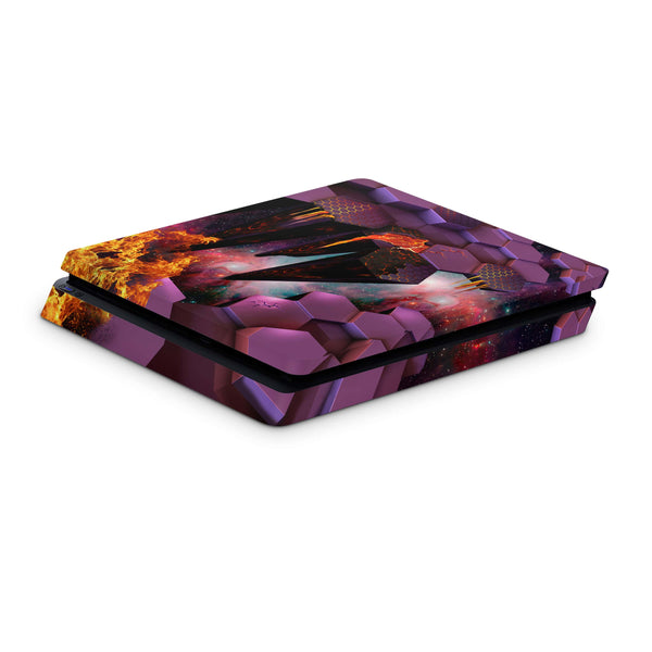 PS4 Skin Decals - Volcano - Full Wrap Vinyl Sticker