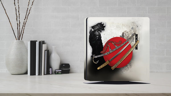 PS4 Skin Decals - Samurai - Full Wrap Vinyl Sticker - ZoomHitskins
