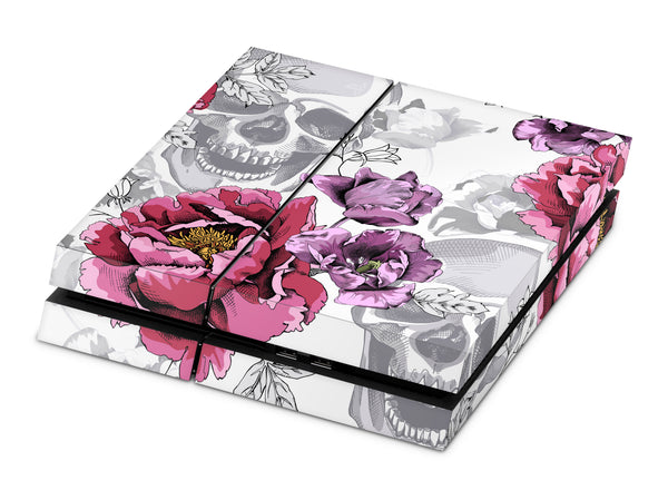 PS4 Skin Decals - Cranium Rose - Full Wrap Sticker - ZoomHitskin