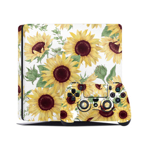 PS4 Skin Decals - Sunflower - Full Wrap Vinyl Sticker - ZoomHitskins