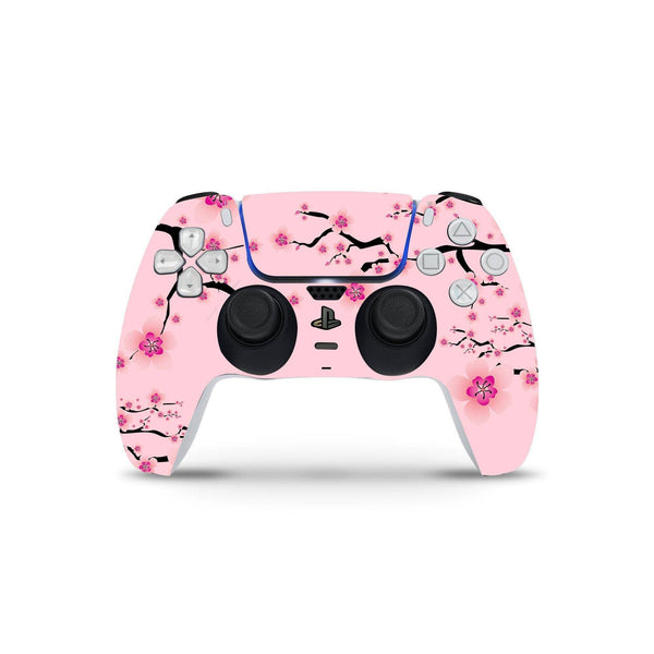 Cherry Blossom Decal For PS5 Playstation 5 Console And Controller , Full Wrap Vinyl For PS5 - ZoomHitskin