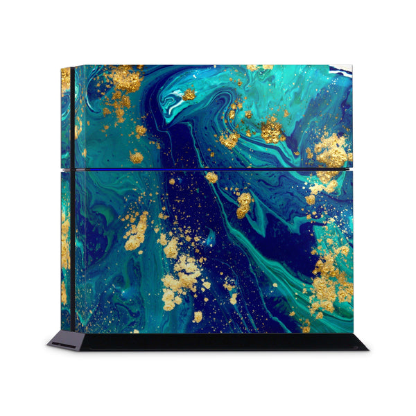 PS4 Pro Skin Decals -  Comet Space Gold - Full Wrap Sticker - ZoomHitskin