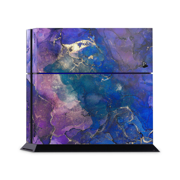 PS4 Slim Pro Fat Playstation 4 Console Skin Decal Sticker Liquid Blue - ZoomHitskin