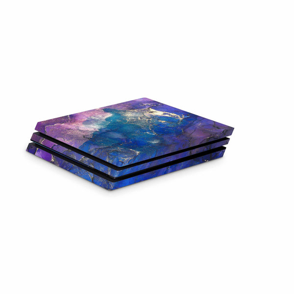 PS4 Slim Pro Fat Playstation 4 Console Skin Decal Sticker Liquid Blue - ZoomHitskin