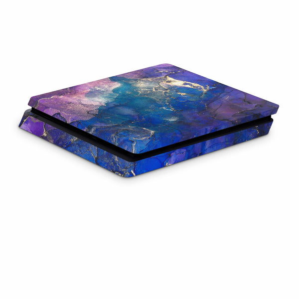 PS4 Slim Pro Fat Playstation 4 Console Skin Decal Sticker Liquid Blue - ZoomHitskin