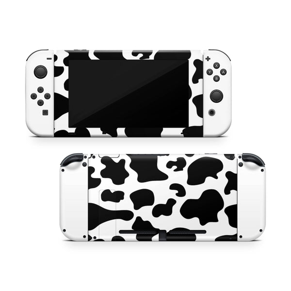 Cute Bovine Nintendo Switch Skin Decal For Console Joy-Con And Dock - ZoomHitskin