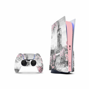 London Painting Decal For PS5 Playstation 5 Console And Controller , Full Wrap Vinyl For PS5 - ZoomHitskin