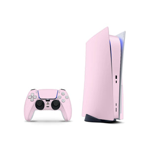 Solid Pink Skin Decal For PS5 Playstation 5 Console And Controller , Full Wrap Vinyl For PS5 - ZoomHitskin