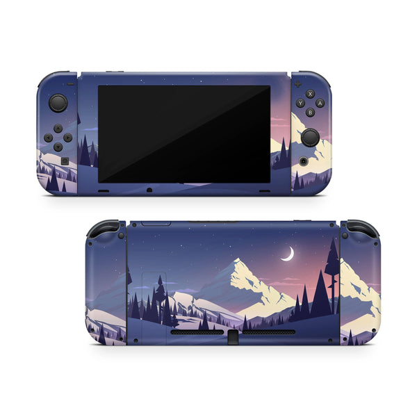 Landscape Winter Nintendo Switch Skin Decal For Console Joy-Con And Dock - ZoomHitskin