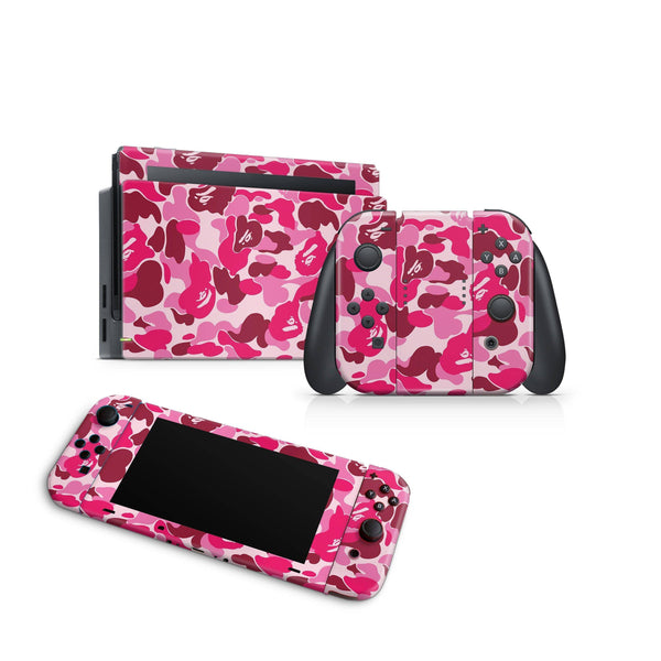 Nintendo Switch Skin Decal For Console Joy-Con And Dock Army Camouflage - ZoomHitskin