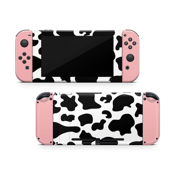 Nintendo Switch Skin Decal For Console Joy-Con And Dock Cow Bull - ZoomHitskin