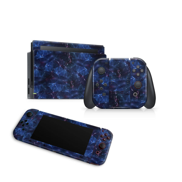 Nintendo Switch Skin Decal For Console Joy-Con And Dock Luminous Glass - ZoomHitskin