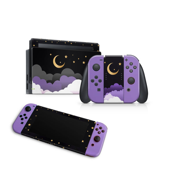 Nintendo Switch Skin Decal For Console Joy-Con And Dock Luna Paradise - ZoomHitskin