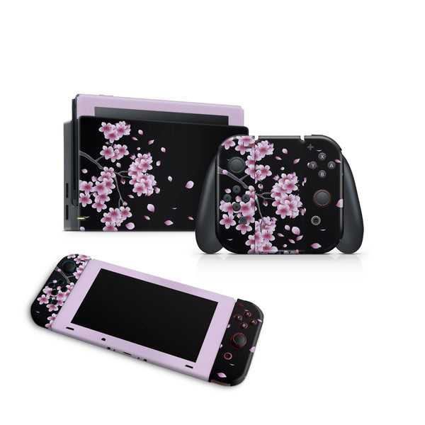 Nintendo Switch Skin Decal For Console Joy-Con And Dock Plum Magenta - ZoomHitskin
