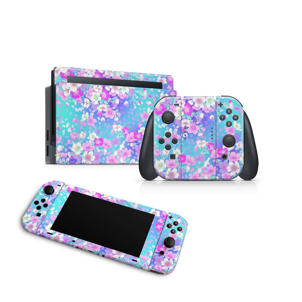 Nintendo Switch Skin Decal For Console Joy-Con And Dock Sweet Alyssum - ZoomHitskin
