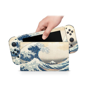 Nintendo Switch Decal For Console Joy-Con And Dock Sea Storm - ZoomHitskin