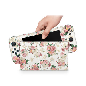 Nintendo Switch Skin Decal For Console Joy-Con And Dock Ancien Old Fashioned - ZoomHitskin