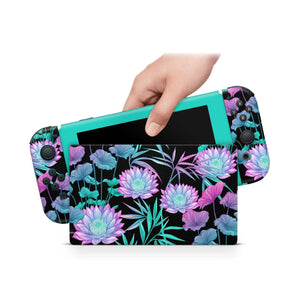 Nintendo Switch Skin Decal For Console Joy-Con And Dock Botanic Garden - ZoomHitskin
