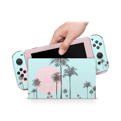 Nintendo Switch Skin Decal For Console Joy-Con And Dock California Dream - ZoomHitskin