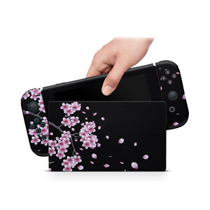 Nintendo Switch Skin Decal For Console Joy-Con And Dock Darkness Bouquet - ZoomHitskin