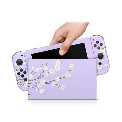 Nintendo Switch Skin Decal For Console Joy-Con And Dock Elegant Bloom - ZoomHitskin