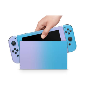 Nintendo Switch Skin Decal For Console Joy-Con And Dock Indigo - ZoomHitskin