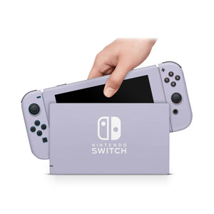 Nintendo Switch Skin Decal For Console Joy-Con And Dock Insignia Orchid - ZoomHitskin