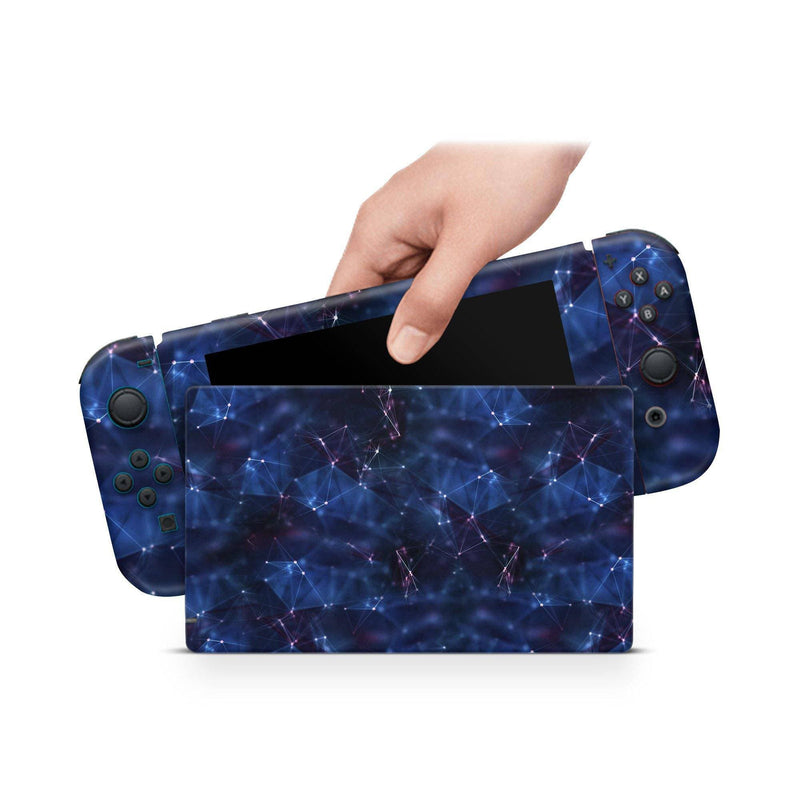 Nintendo Switch Skin Decal For Console Joy-Con And Dock Luminous Glass - ZoomHitskin