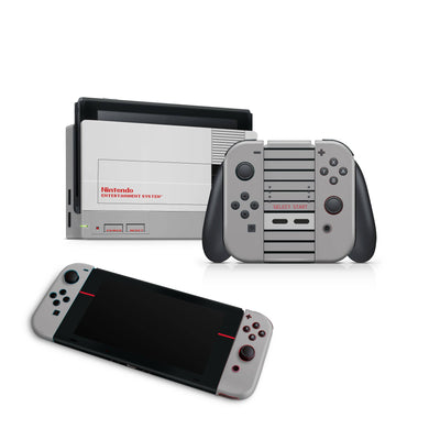 Nintendo Switch Skin Decal For Console Joy-Con And Dock NES Old Vintage - ZoomHitskin