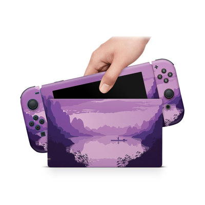 Nintendo Switch Skin Decal For Console Joy-Con And Dock Panorama - ZoomHitskin
