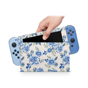 Nintendo Switch Skin Decal For Console Joy-Con And Dock Sentimental Baby Blue - ZoomHitskin