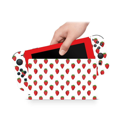 Nintendo Switch Skin Decal For Console Joy-Con And Dock Sweet Berry - ZoomHitskin