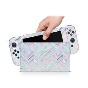 Nintendo Switch Skin Decal For Console Joy-Con And Dock Symetric Graphic - ZoomHitskin