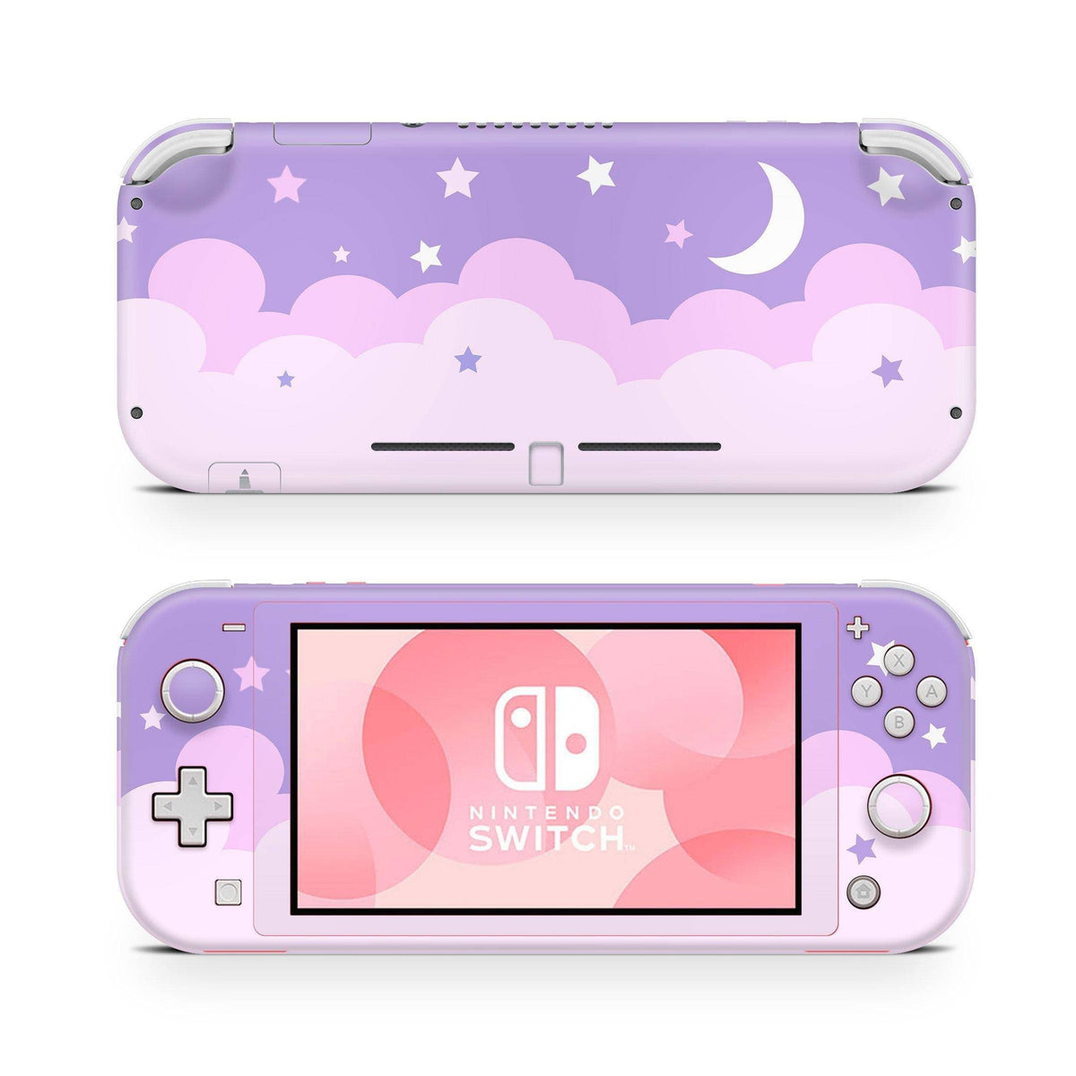 Geometric Rain Clouds - Skin Wrap Decal for Nintendo Switch Lite Console &  Dock - 3DS XL - 2DS - Pro - DSi - Wii - Joy-Con Gaming Controller