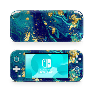 Nintendo Switch Lite Skin Decal For Game Console Liquid Crystal Mining - ZoomHitskin