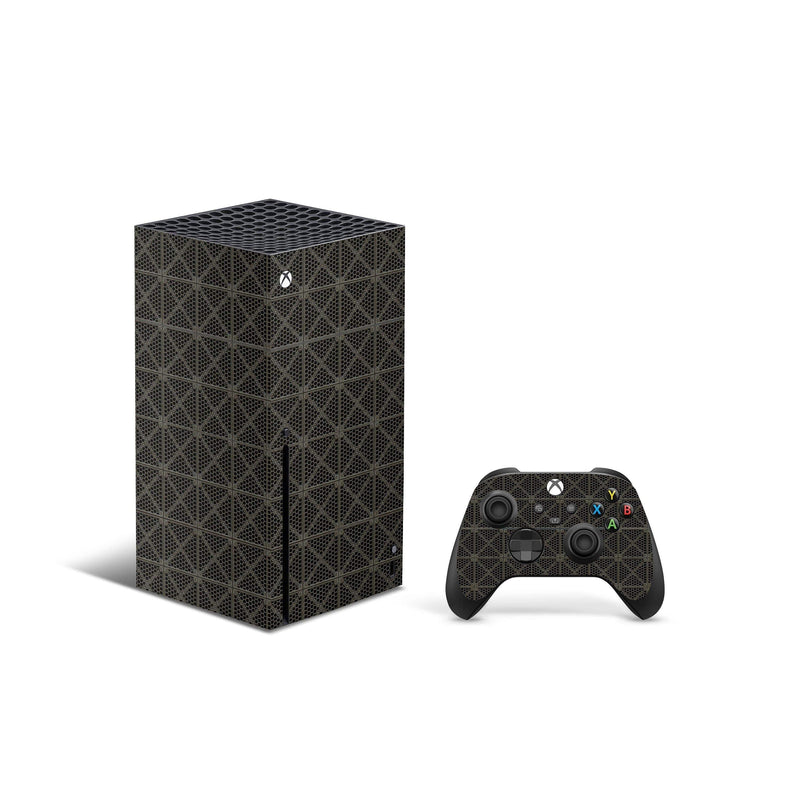 Black Chrome Skin Decal For Xbox Series X Console And Controller , Full Wrap Vinyl For Xbox Series X - ZoomHitskin