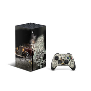 Mafia Cash Decal For Xbox Series X Console And Controller , Full Wrap Vinyl For Xbox Series X - ZoomHitskin