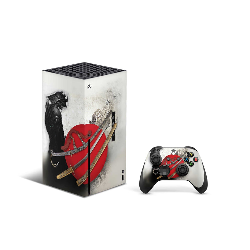 Samurai Skin Decal For Xbox Series X Console And Controller , Full Wrap Vinyl For Xbox Series X - ZoomHitskin