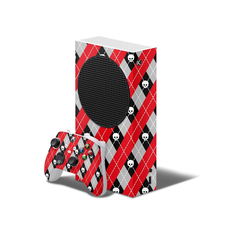 Skulls Graphic Decal For Xbox Series S Console And Controller , Full Wrap Vinyl For Xbox Series S - ZoomHitskin