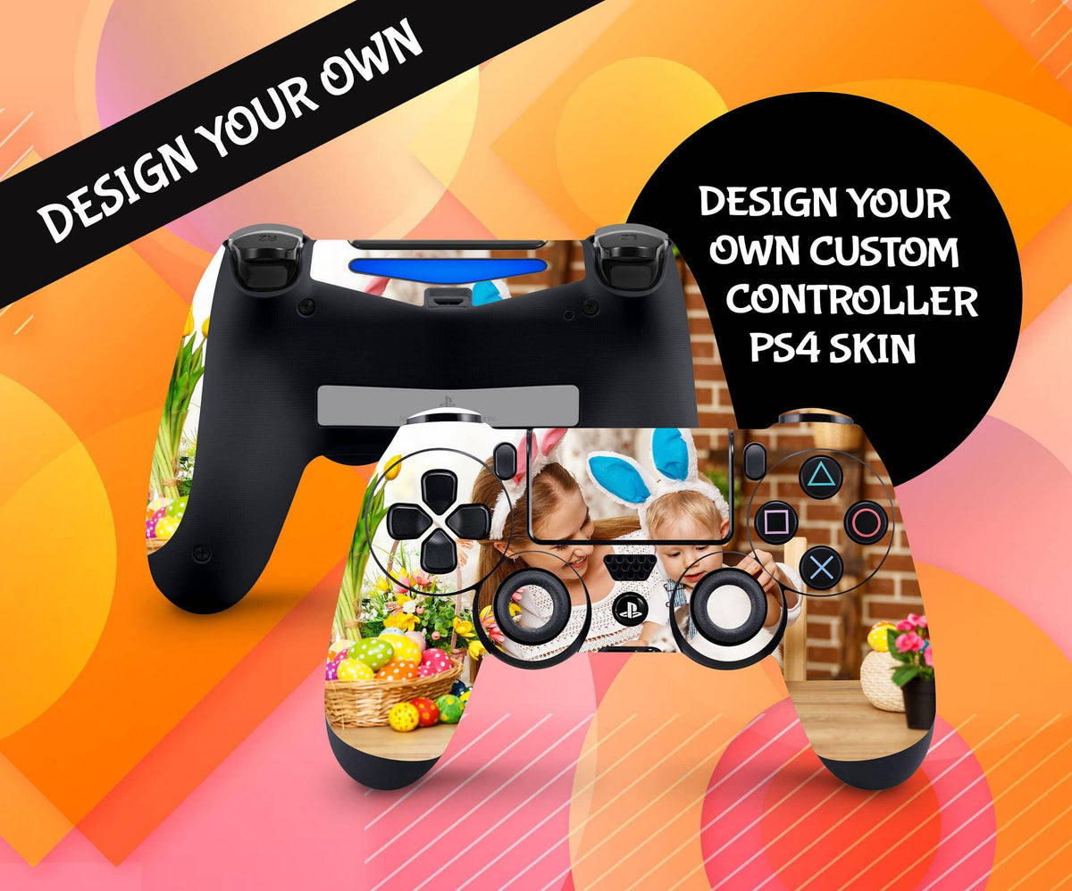 Personalized Your PS4 Controller With Your Favorite Picture , Own Photo PS4 Skin , Full Wrap Vinyl Decal |